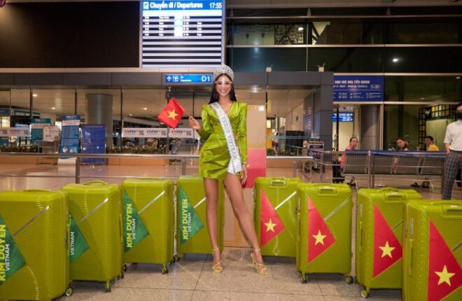 Kim Duyên chính thức lên đường sang Israel chinh phục Miss Universe 2021