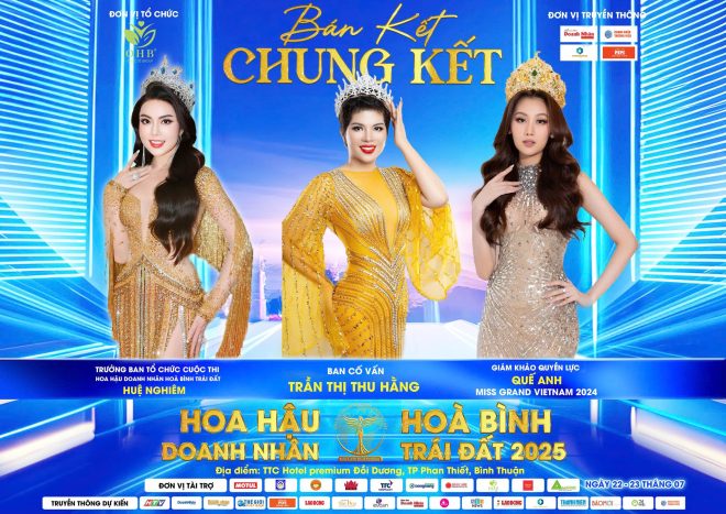 Hoa Hậu Quý Bà Trần Thị Thu Hằng – Ban cố vấn cuộc thi Hoa Hậu Doanh Nhân Hoà Bình Trái Đất