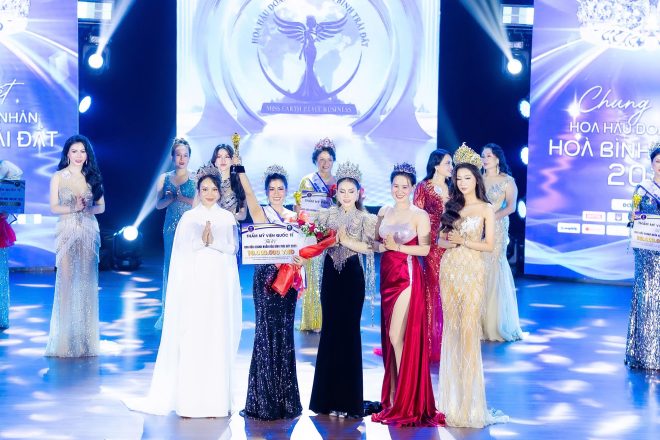 Á Hậu Trần Nhung  – Hoài Anh Spa đảm nhận vai trò Ban Giám khảo tại Cuộc thi Hoa Hậu Doanh Nhân Hoà Bình Trái Đất 2025