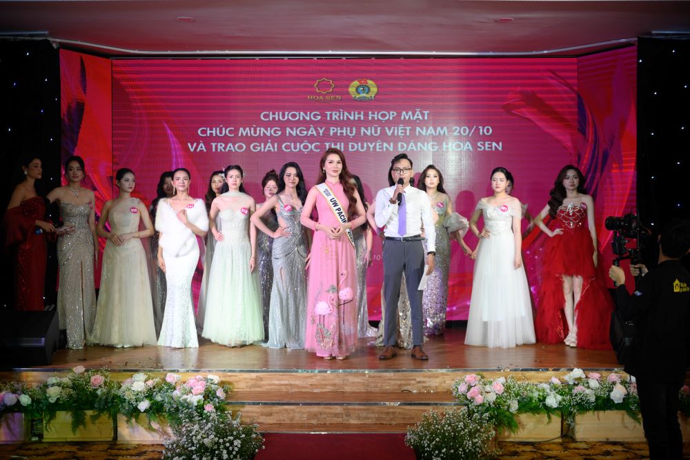 Rực rỡ sắc màu vòng chung kết cuộc thi Duyên Dáng Hoa Sen 2025 do ban thường vụ công đoàn tập đoàn Hoa Sen tổ chức 6 5 2