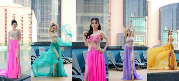 Dàn thí sinh Miss Universe Business World 2025 tỏa sáng trong bộ ảnh dạ hội  của NTK Mai Phương Trang