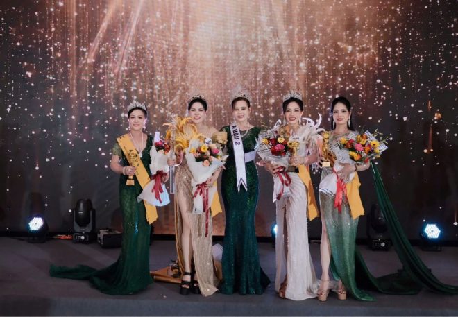 Nữ Doanh Nhân Phan Thị Khương đến từ Nghệ An đạt danh hiệu Á hậu 3 Hoa hậu Duyên dáng Tài sắc 2025