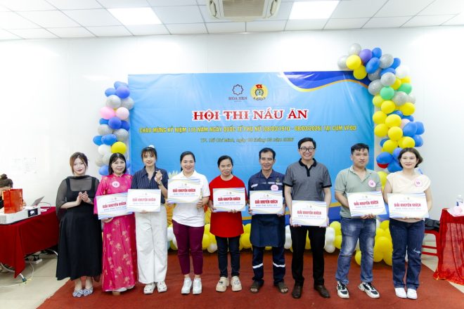 Top Chef Trần Vinh và hoa khôi duyên dáng Hoa Sen làm giám khảm hoạt động chào mừng kỷ niệm ngày quốc tế Phụ nữ 8/3 do ban thường vụ CĐCS tập đoàn Hoa Sen tổ chức